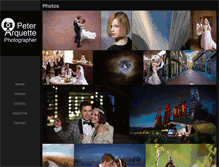 Tablet Screenshot of peterarquette.com